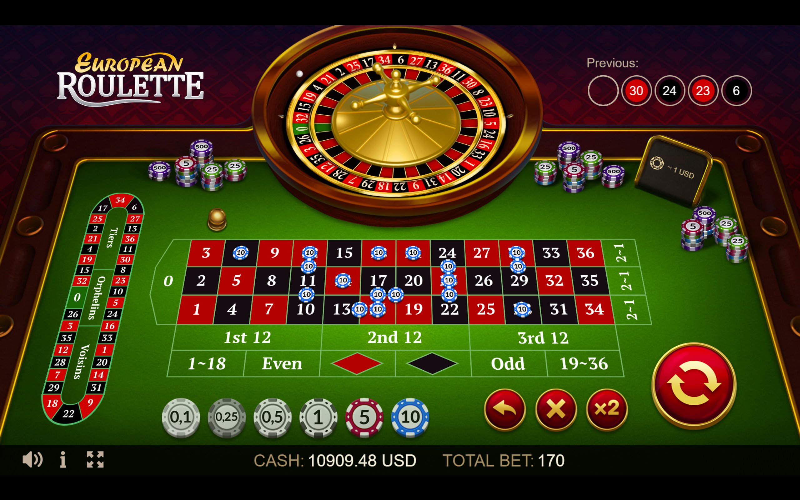 Free slot roulette game